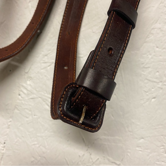 Art Leather Chiapas Backpack Mexican Woven Fabric Embroidered Bag Brown NWT - Picture 5 of 13